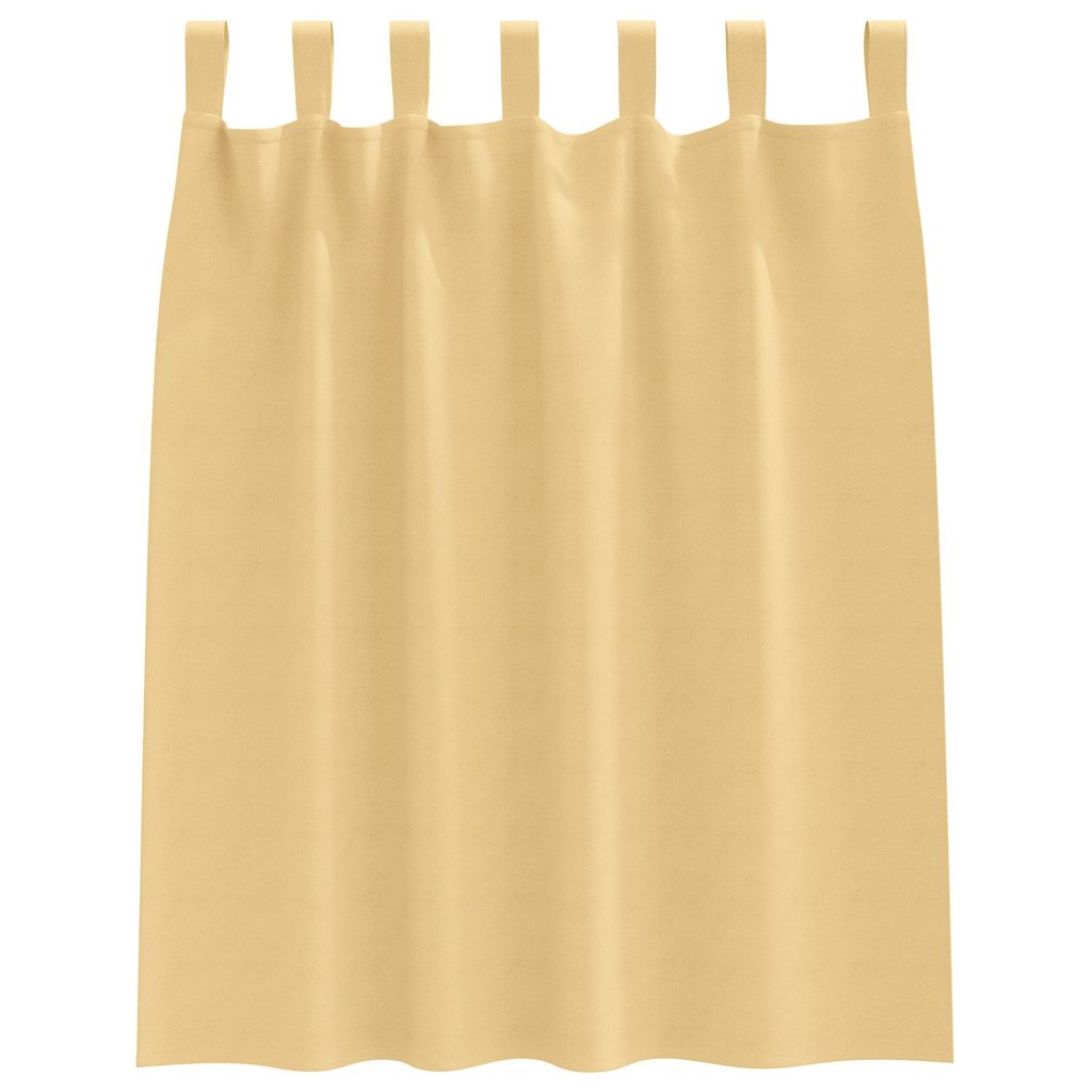 Blackout Curtains with Curtains Beige Polyester