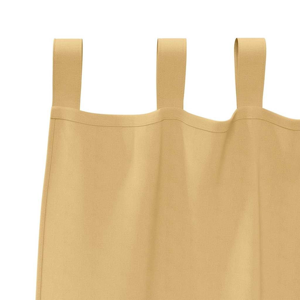 Blackout Curtains with Curtains Beige Polyester