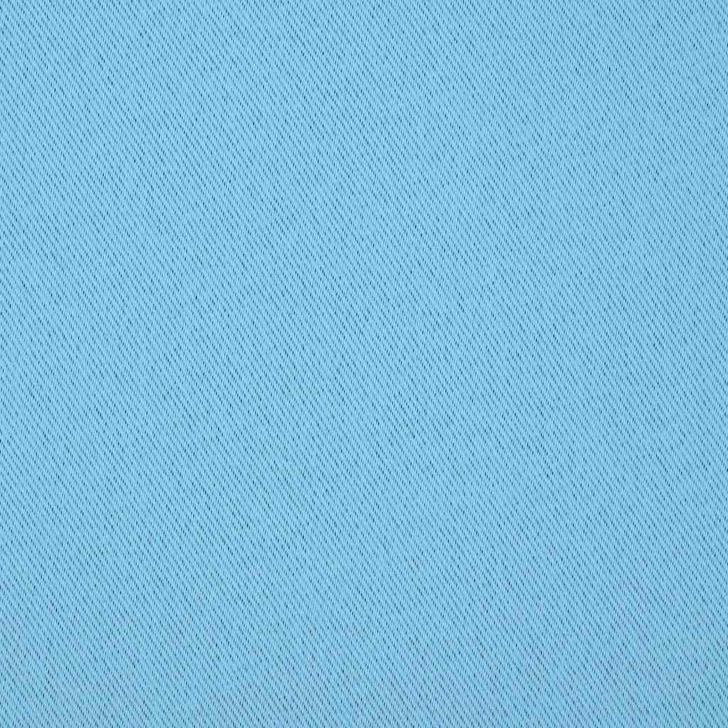 Blackout Curtains with Curtains Light Blue Polyester