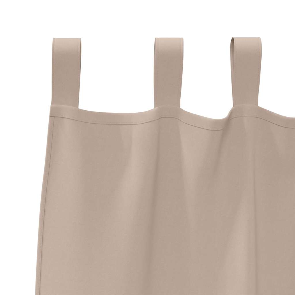 Blackout Curtains with Curtains Taupe Polyester