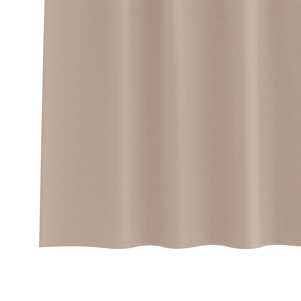 Blackout Curtains with Curtains Taupe Polyester