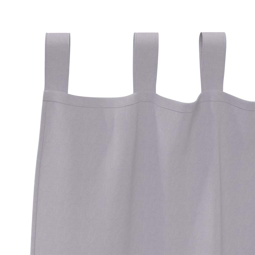 Blackout Curtains with Curtains Metal Grey Polyester