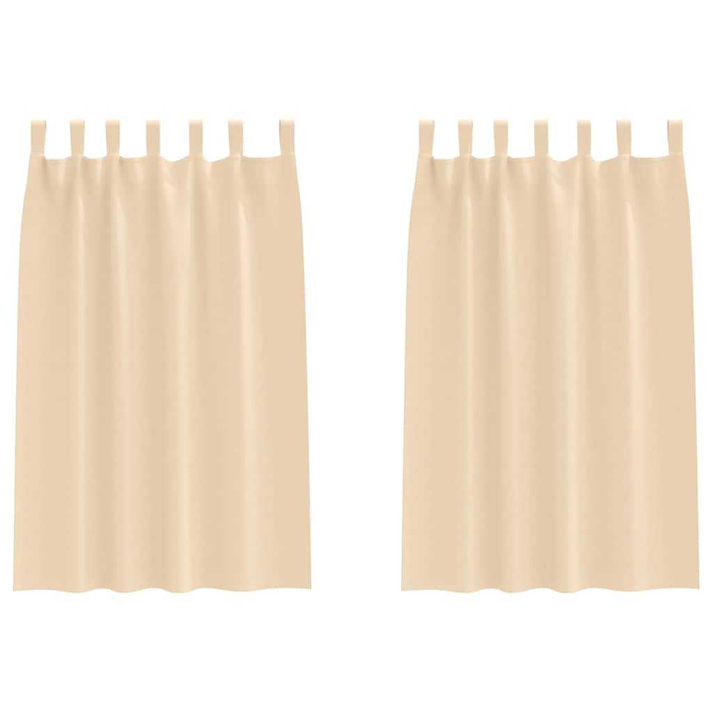 Blackout Curtains with Curtains Cream Polyester