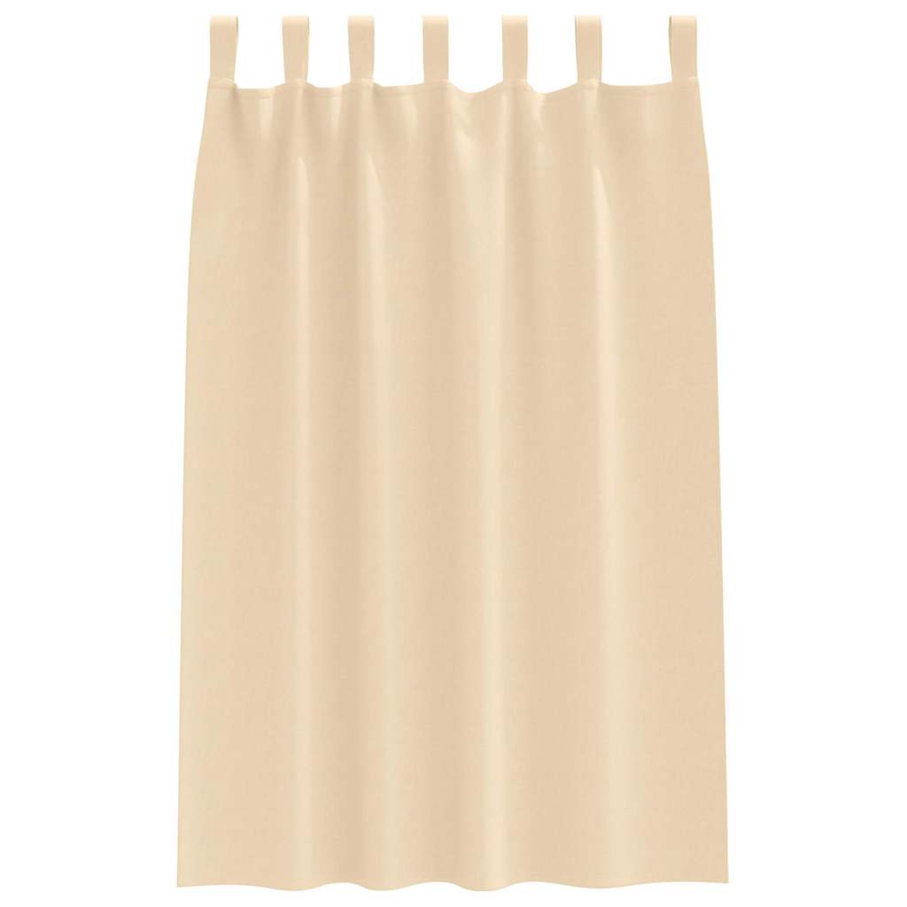 Blackout Curtains with Curtains Cream Polyester
