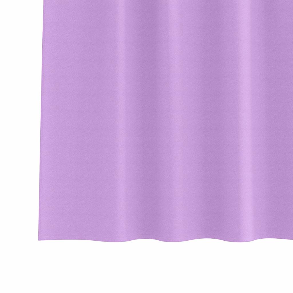Blackout Curtains with Curtains Purple Polyester
