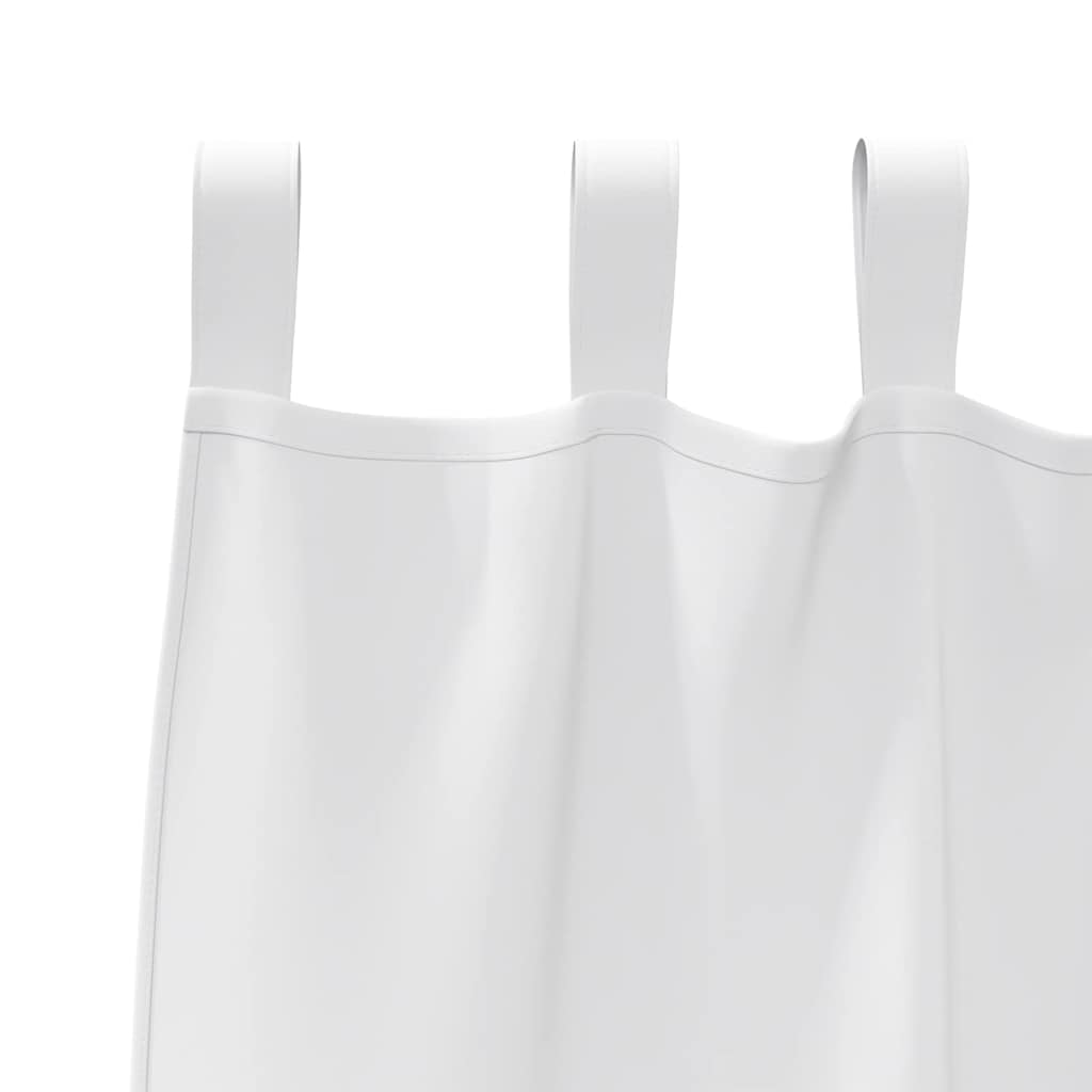 Blackout Curtains with Curtains Pure White Polyester