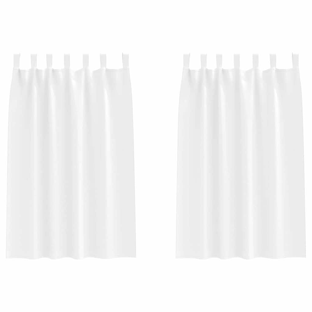 Blackout Curtains with Curtains Pure White Polyester