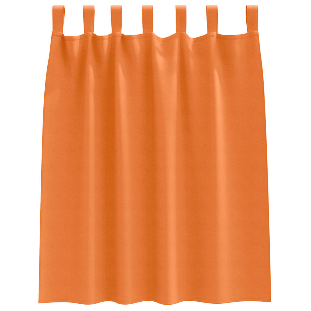 Blackout Curtains with Curtains Bright Orange Polyester