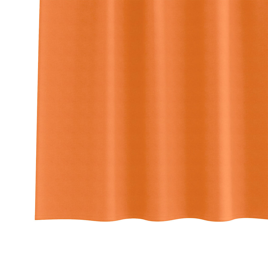 Blackout Curtains with Curtains Bright Orange Polyester