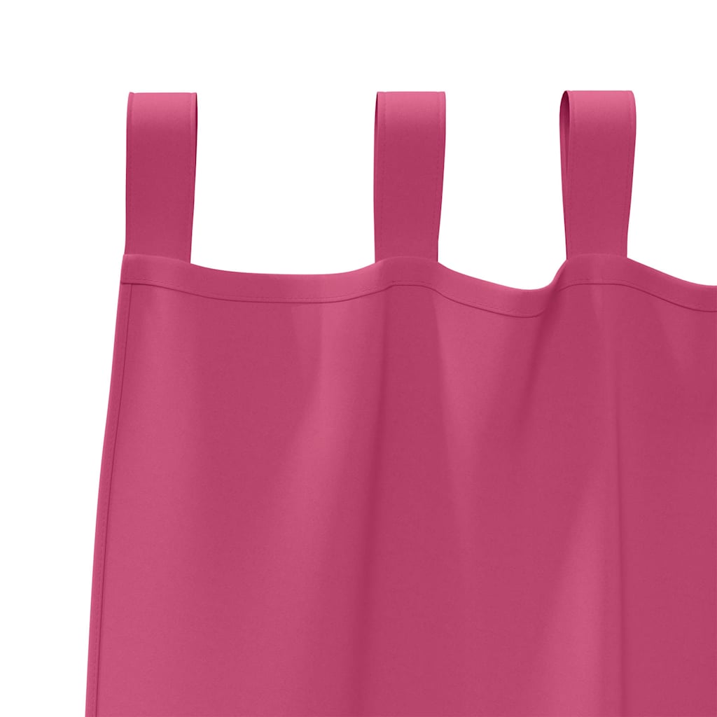Blackout Curtains with Curtains Bright Pink Polyester