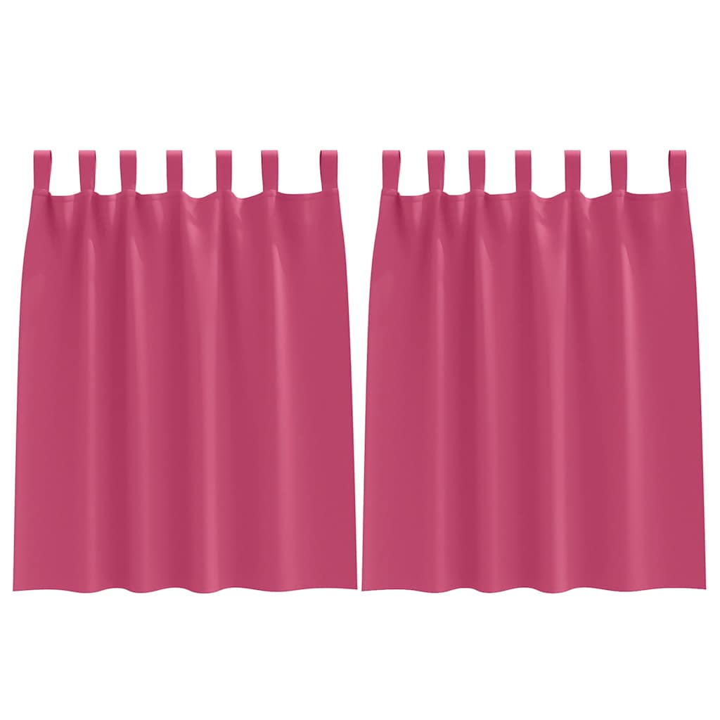 Blackout Curtains with Curtains Bright Pink Polyester