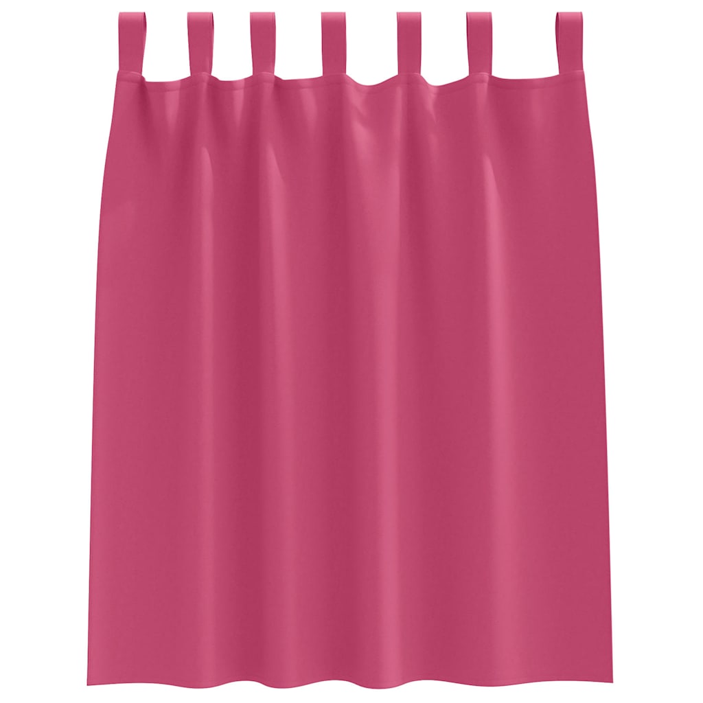 Blackout Curtains with Curtains Bright Pink Polyester