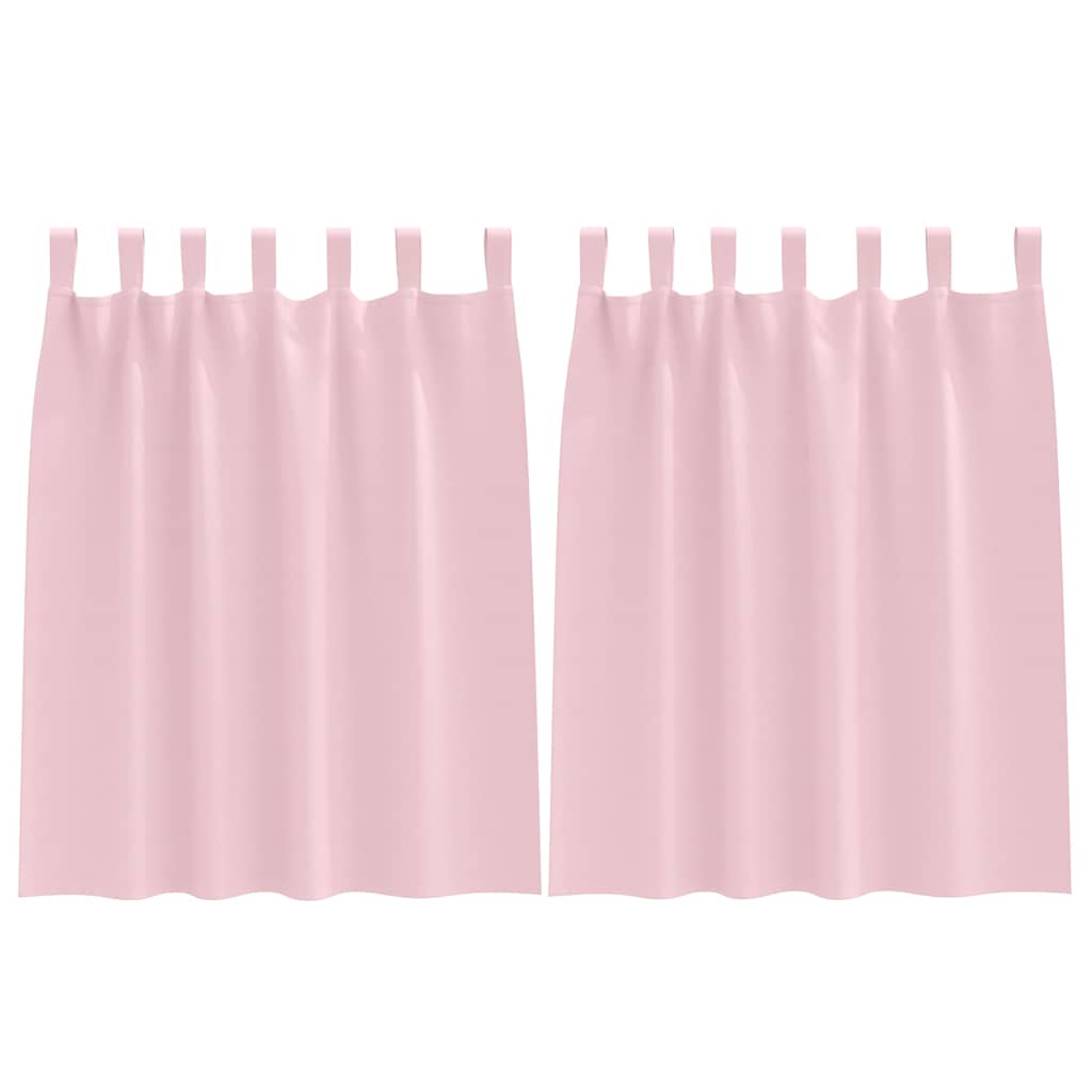 Blackout Curtains with Curtains Baby Pink Polyester