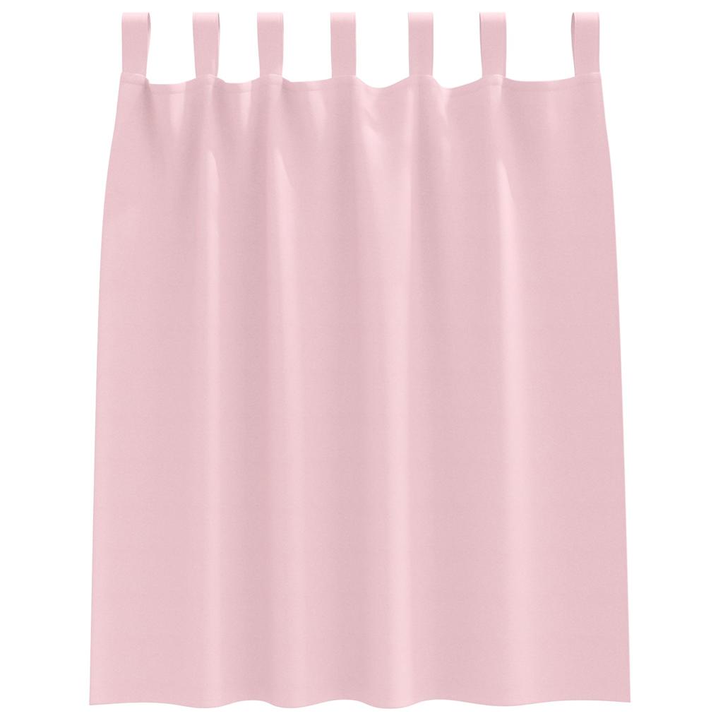 Blackout Curtains with Curtains Baby Pink Polyester