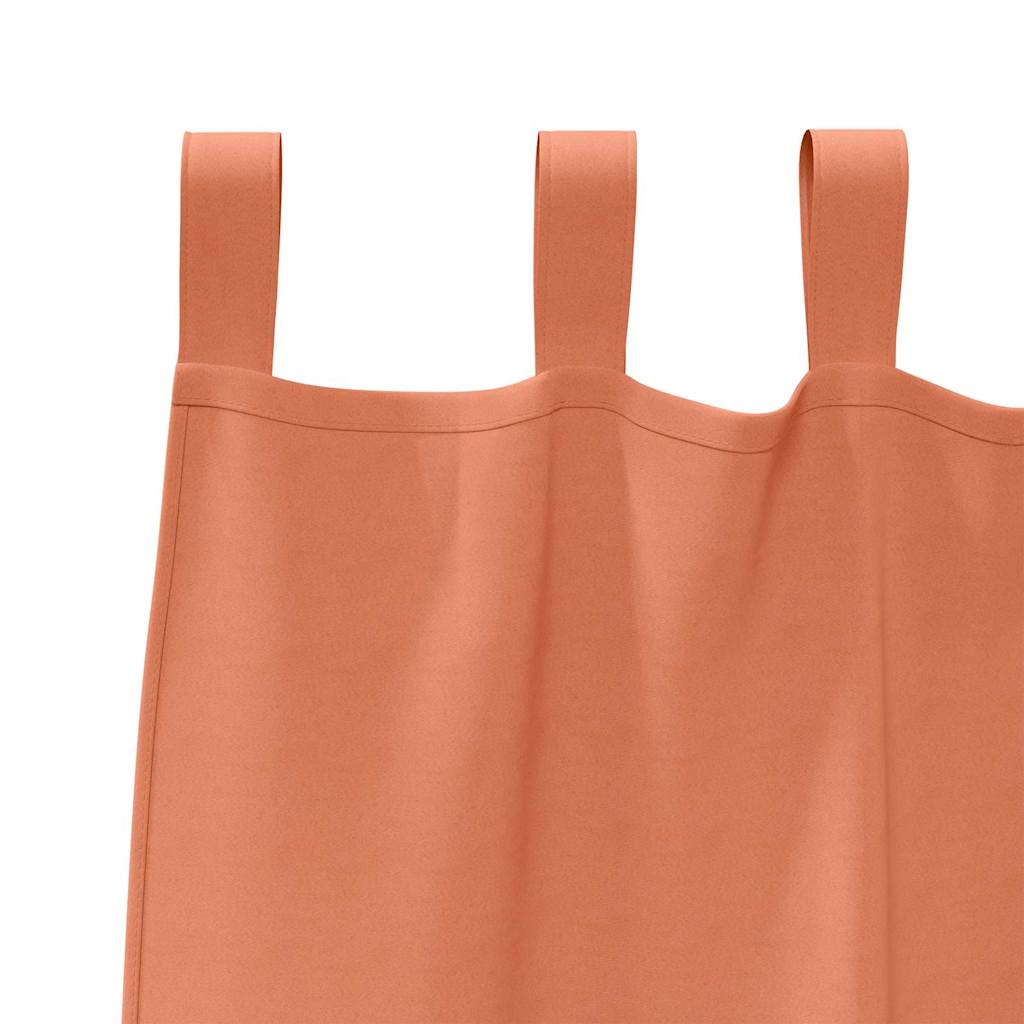 Blackout Curtains with Curtains Terracotta Polyester