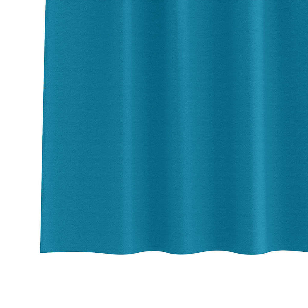 Blackout Curtains with Curtains Turquoise Polyester