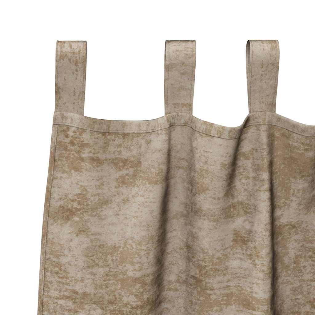 Curtain with Curtains 2 pcs Champagne 140 x 140 cm Velvet