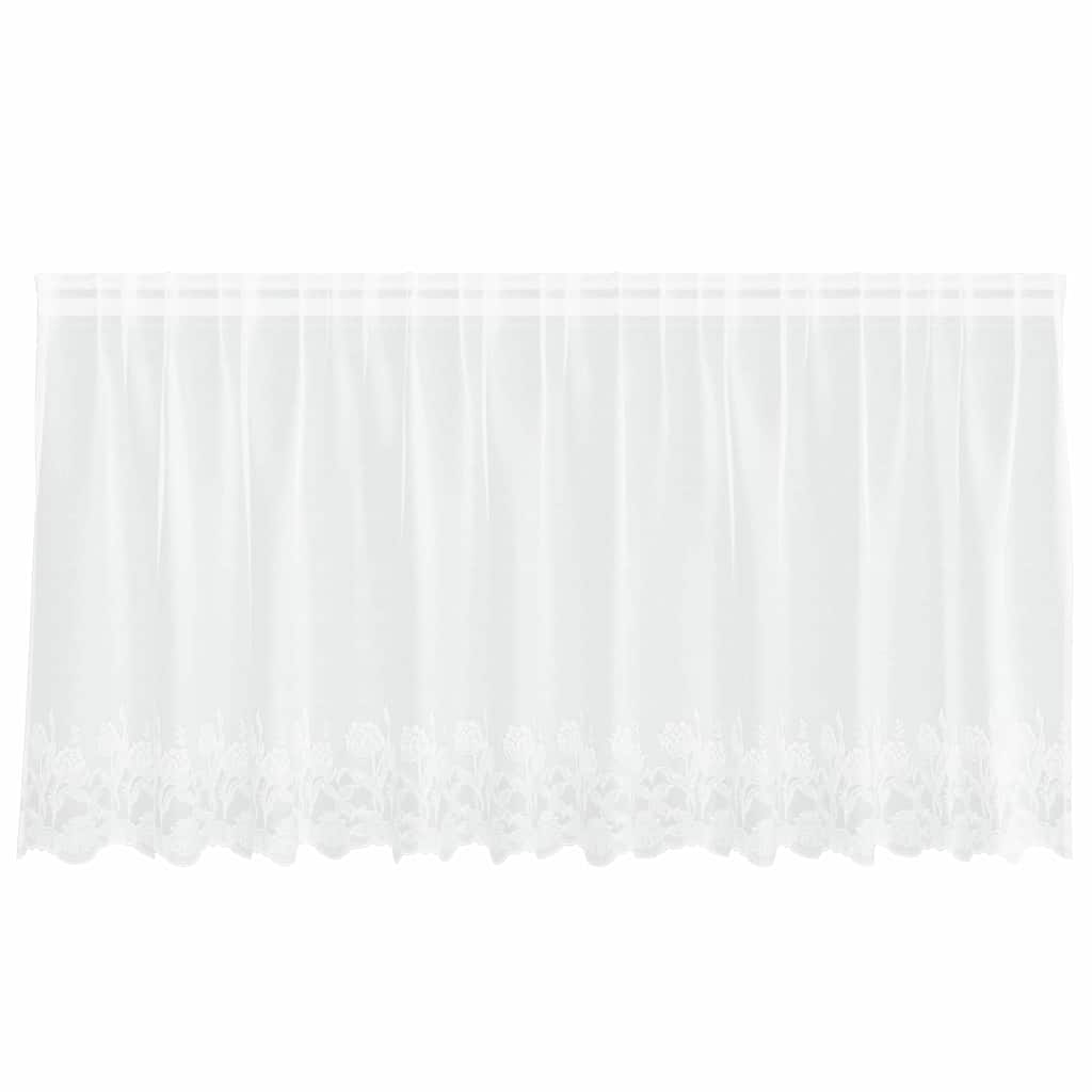 Curtains with Curtains White 300x100cm Polyester