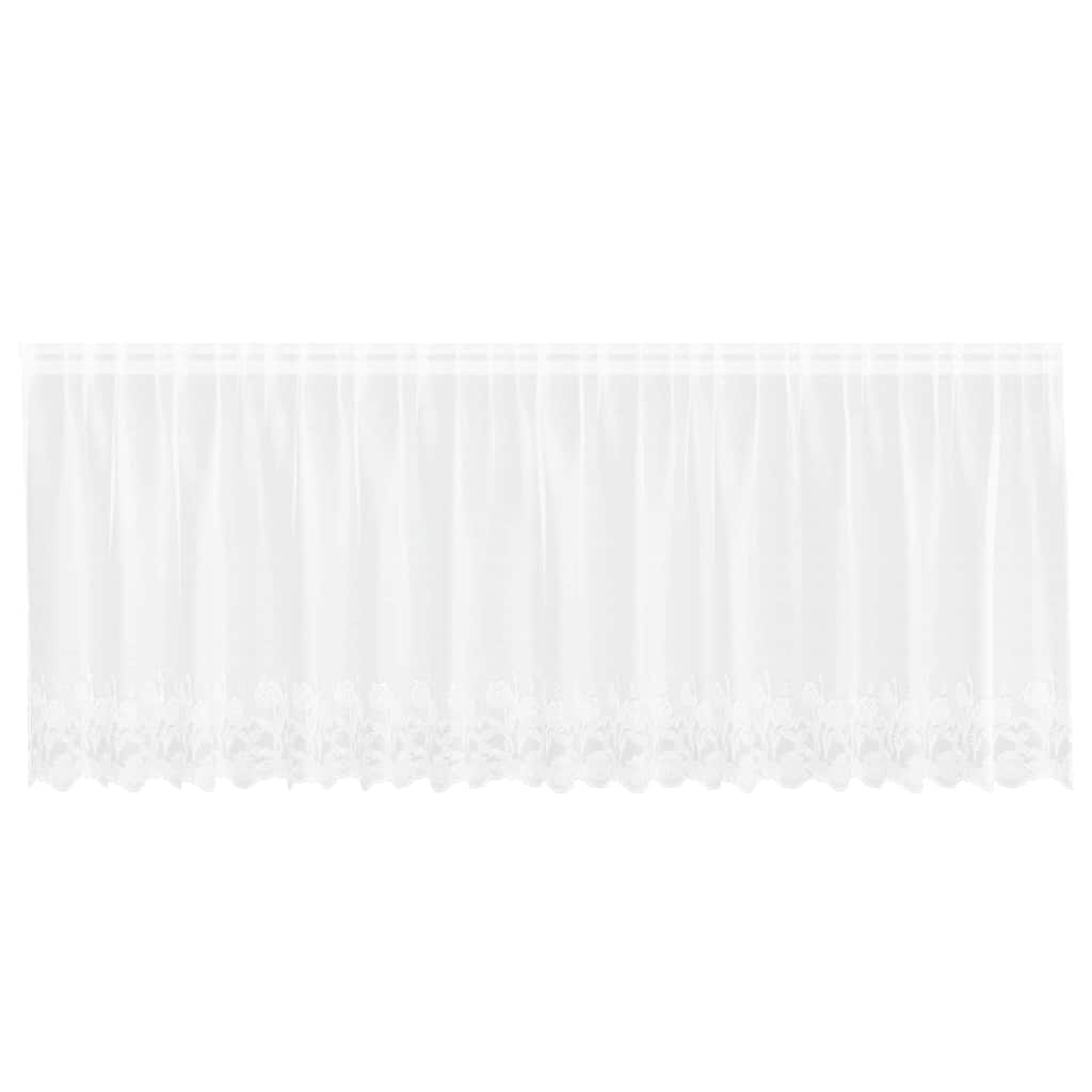 Curtains with Curtains White 400x120cm Polyester
