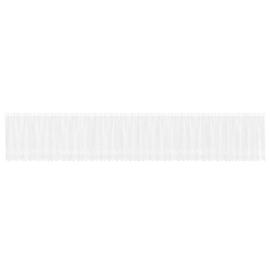 Curtains with Curtains White 900x120cm Polyester