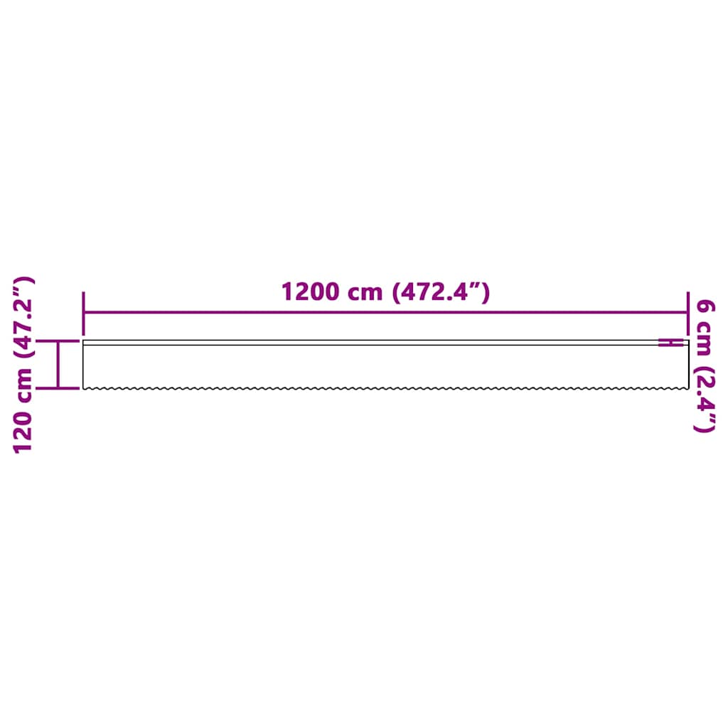 Curtains with Curtains White 1200x120cm Polyester