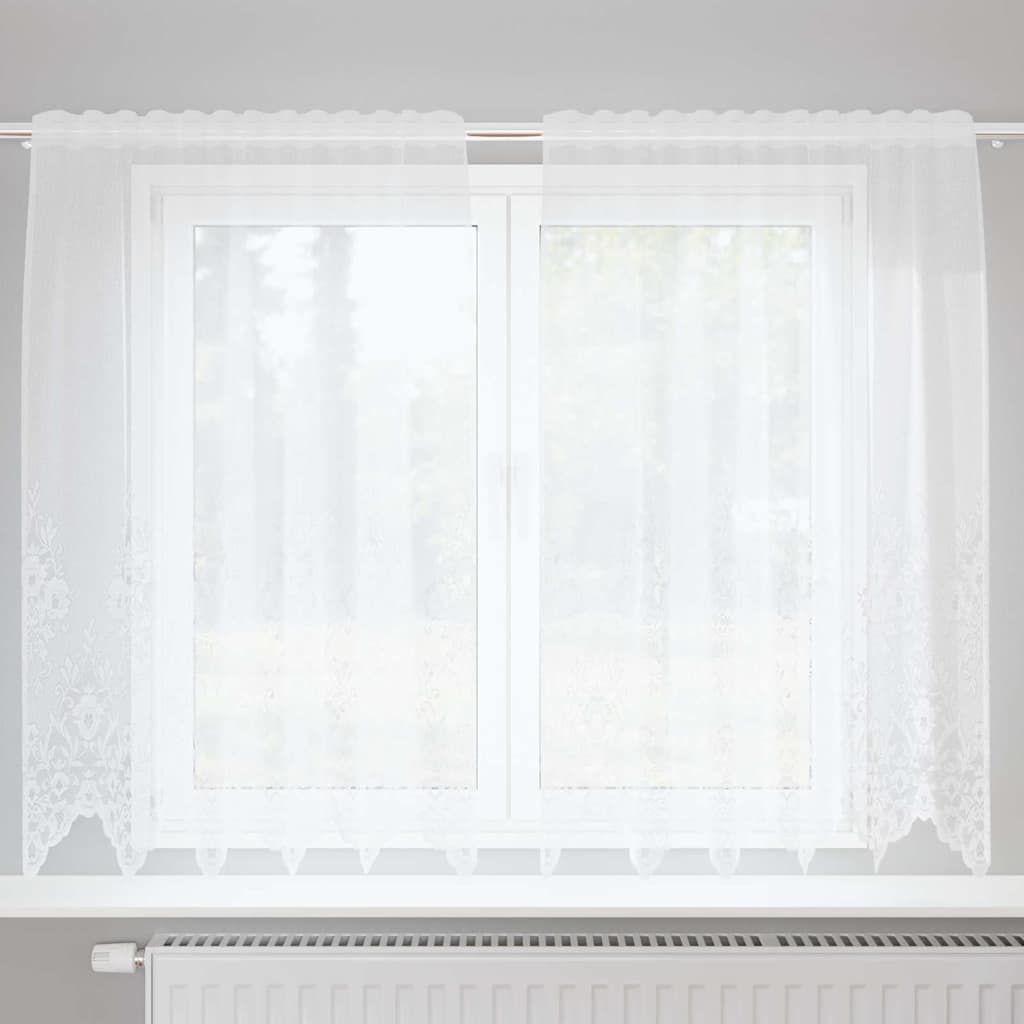 Curtains with Curtains White 150x180cm Polyester