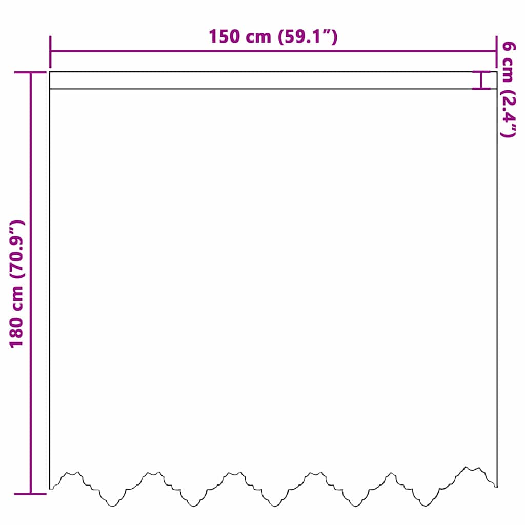 Curtains with Curtains White 150x180cm Polyester