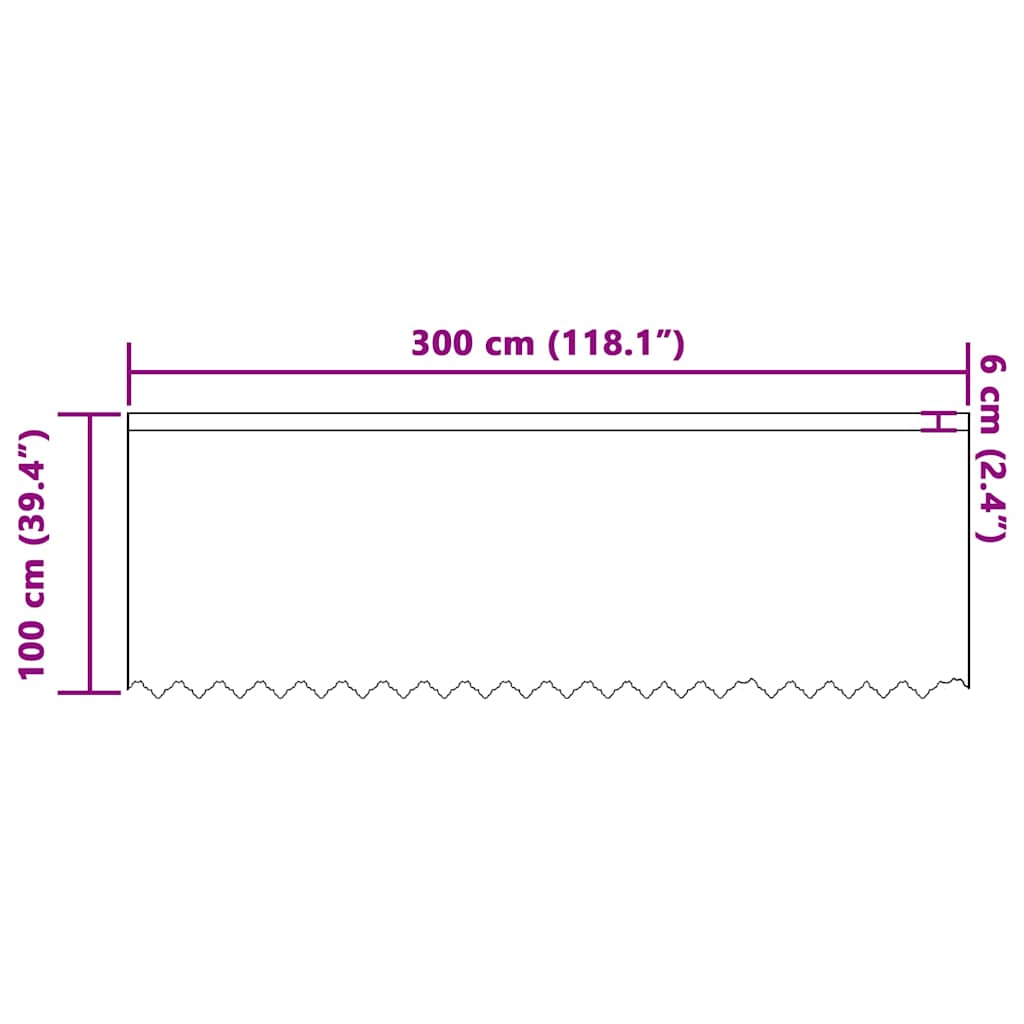 Curtains with Curtains White 300x100cm Polyester