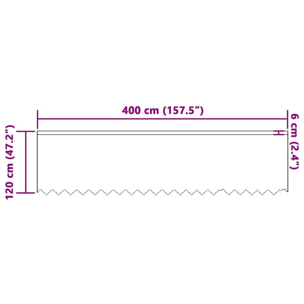 Curtains with Curtains White 400x120cm Polyester