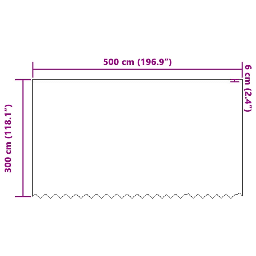 Curtains with Curtains White 500x300cm Polyester