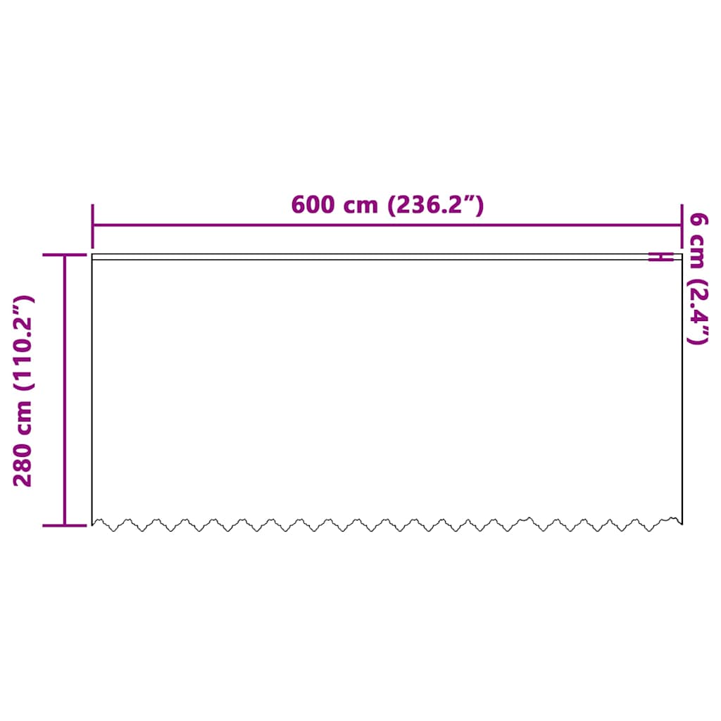 Curtains with Curtains White 600x280cm Polyester