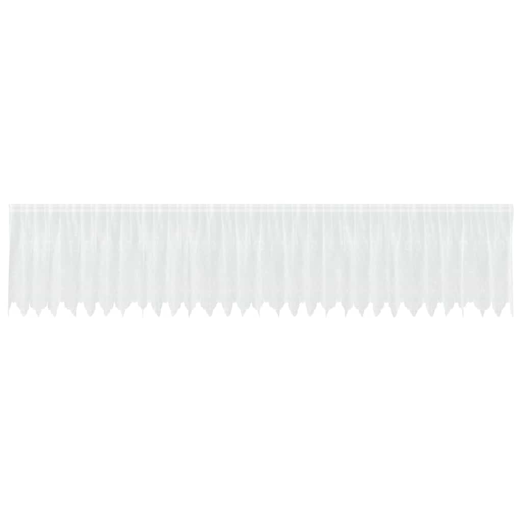 Curtains with Curtains White 750x120cm Polyester