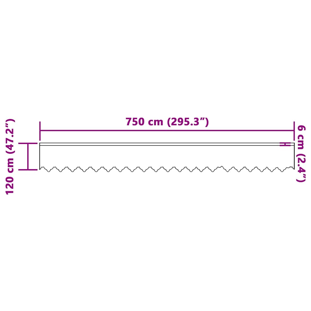 Curtains with Curtains White 750x120cm Polyester