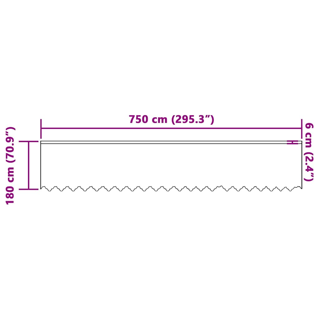Curtains with Curtains White 750x180cm Polyester