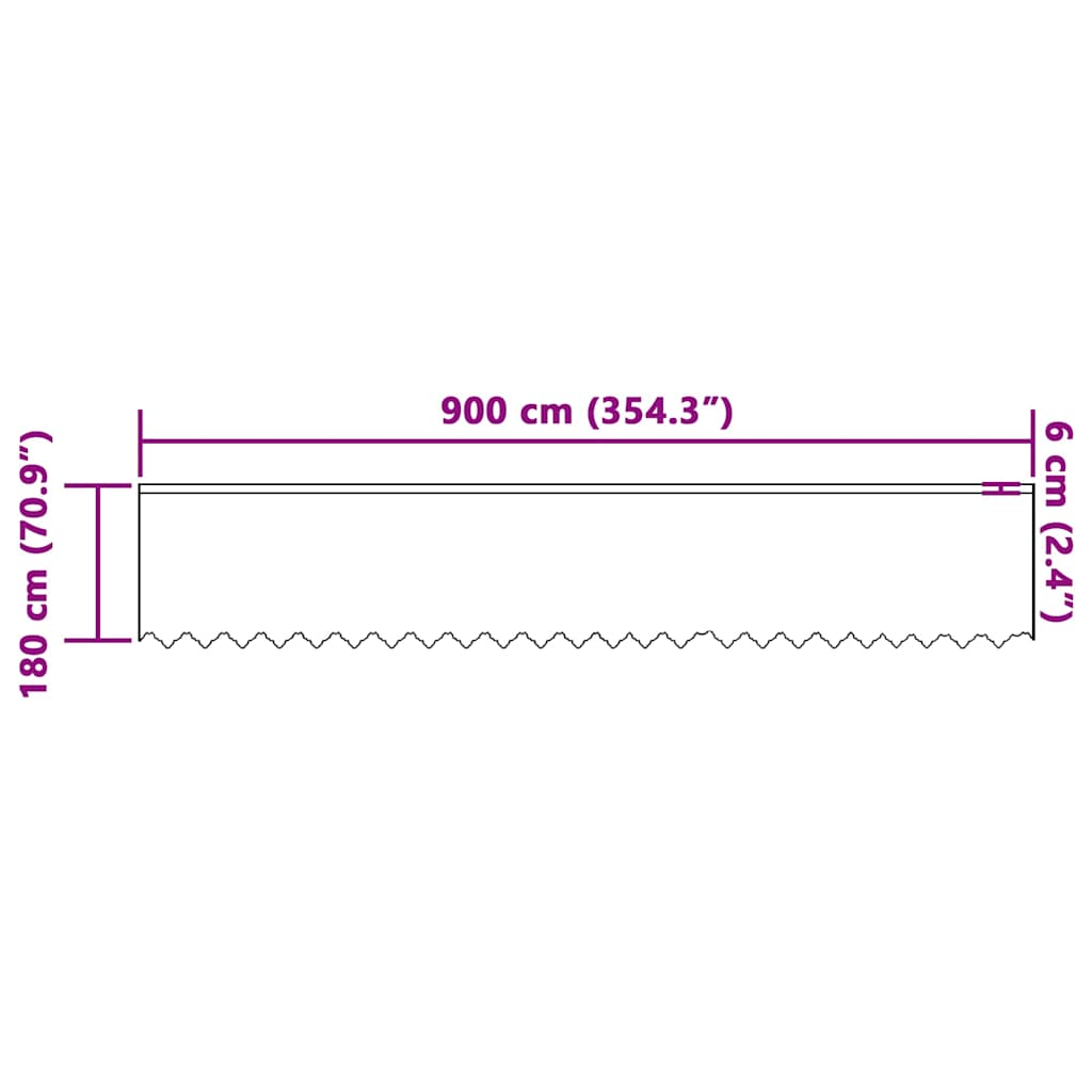 Curtains with Curtains White 900x180cm Polyester