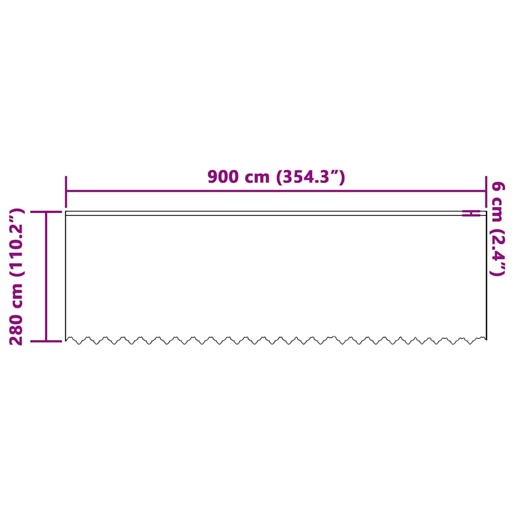 Curtains with Curtains White 900x280cm Polyester