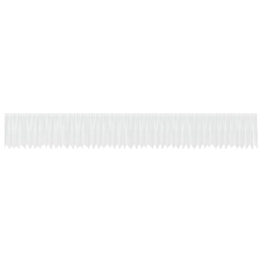 Curtains with Curtains White 1200x120cm Polyester