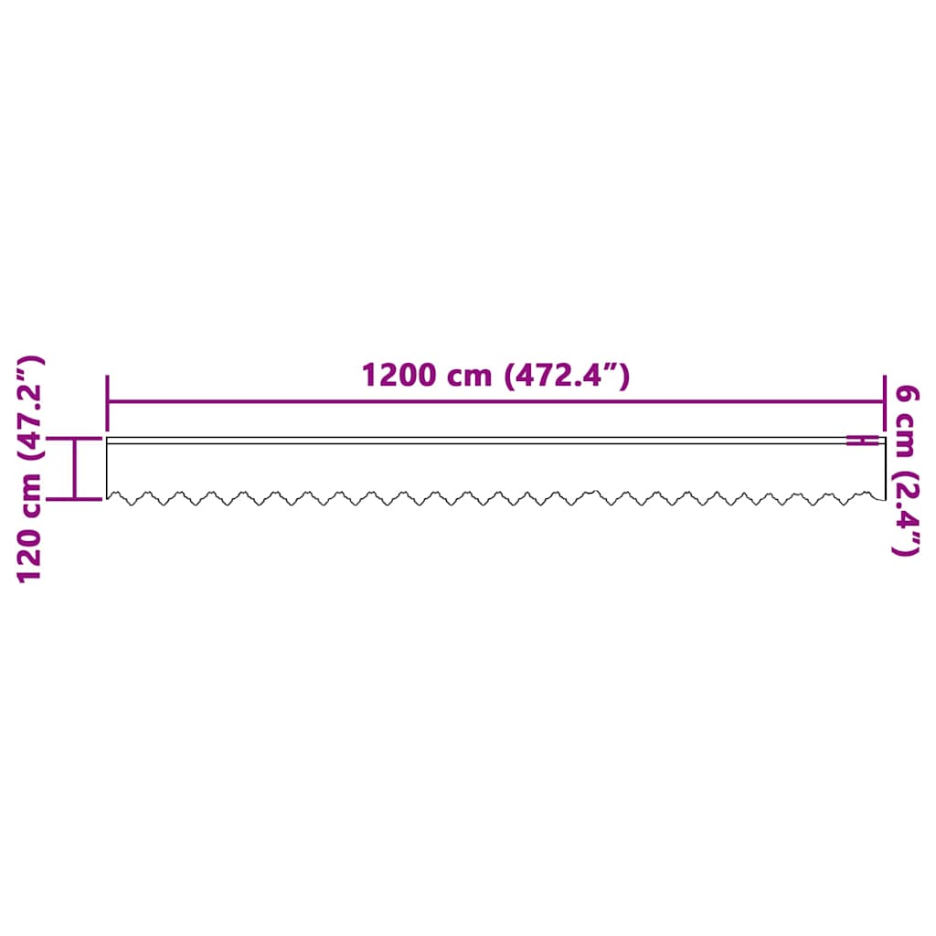 Curtains with Curtains White 1200x120cm Polyester