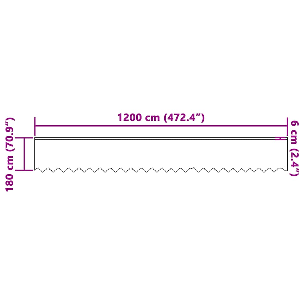 Lace Curtain with Curtains Floral White 180 x 1200 cm Polyester