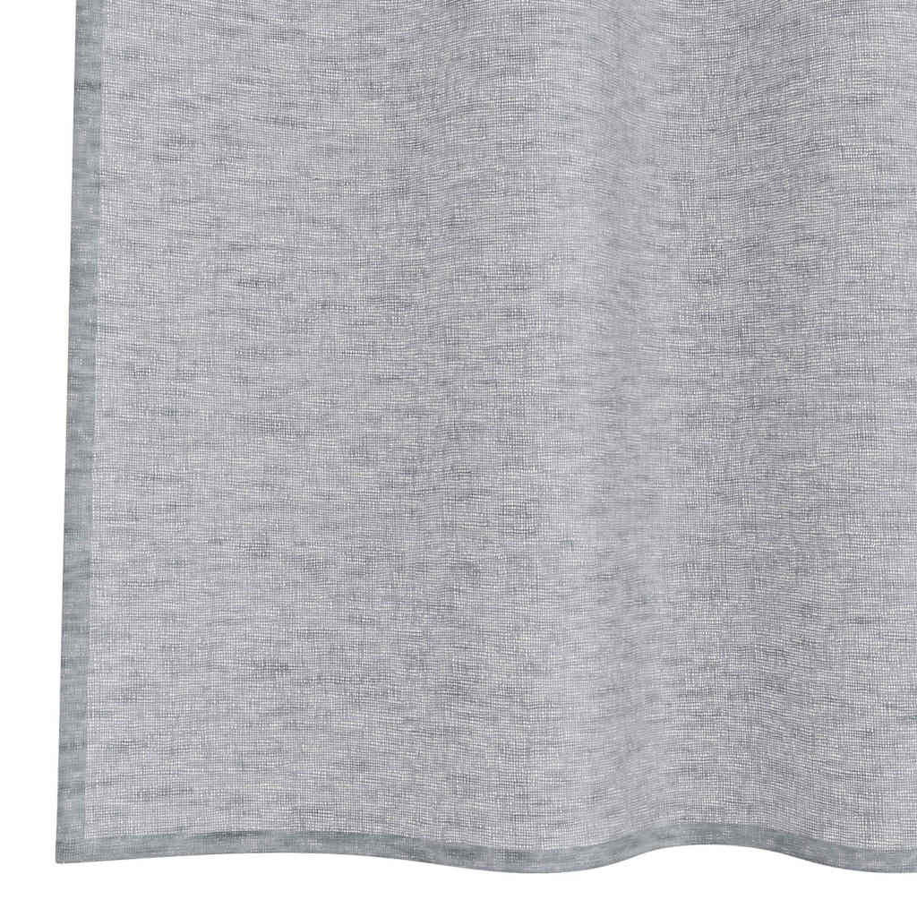 Curtains with Curtains 2 pcs Dark grey 140x225cm Polyester