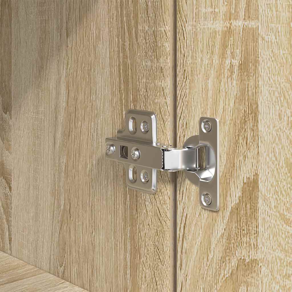 Bedside Cabinet Sonoma Oak 39x35x125 cm Engineered Wood