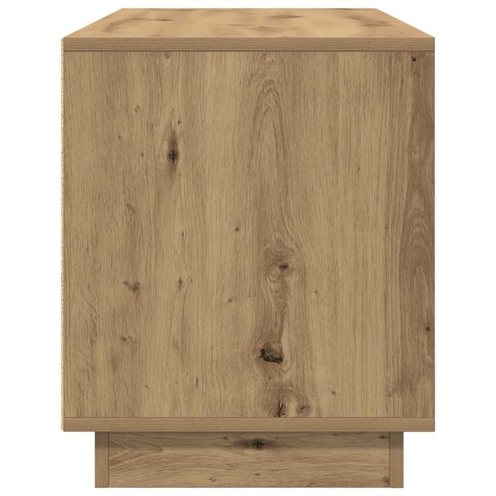 TV Cabinet with LED Lights Artisan Oak 100x41x50 cm