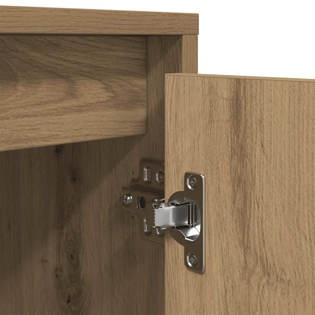 TV Cabinet with LED Lights Artisan Oak 100x41x50 cm