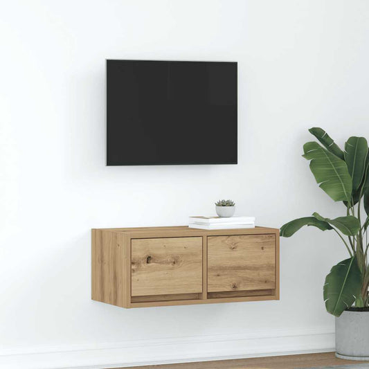 TV Cabinet Artisan Oak 60x31x25.5 cm Engineered Wood