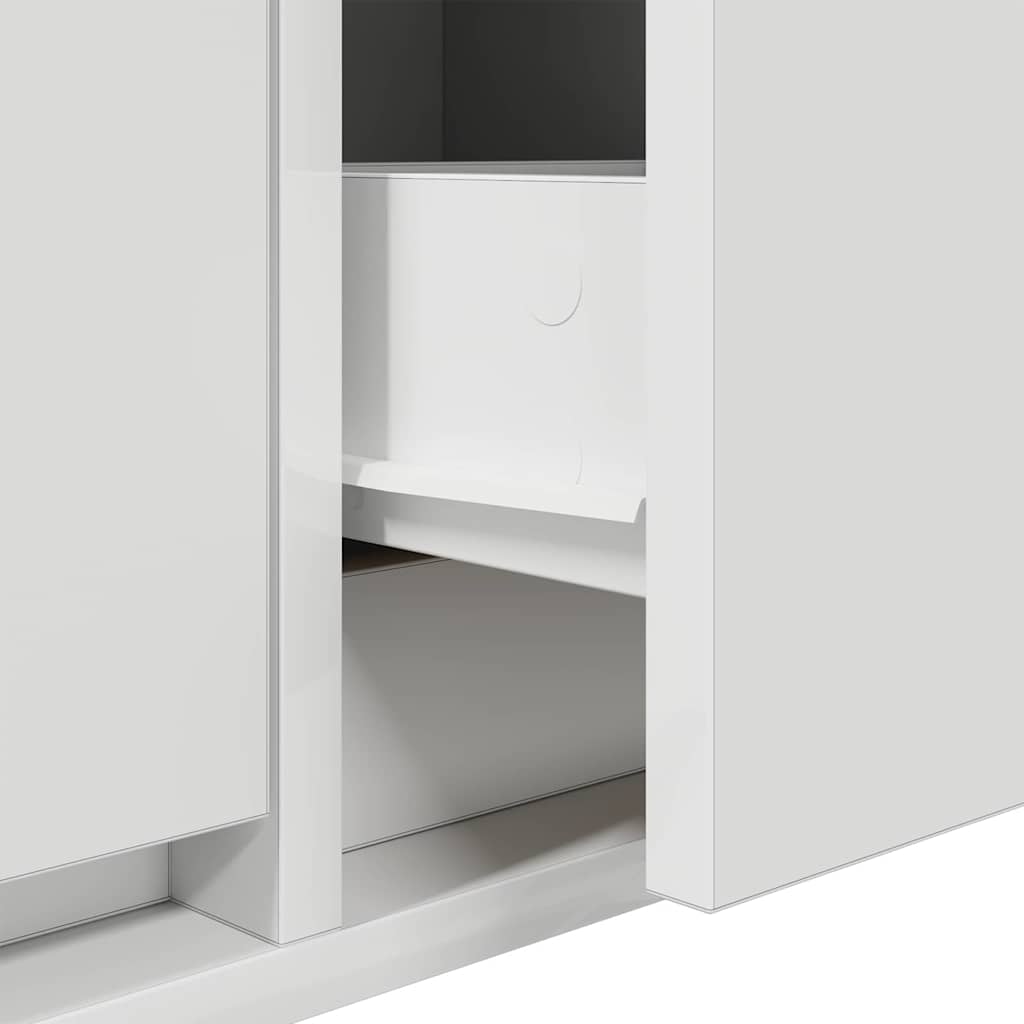 TV Cabinet with Drawer White 100 x 31 x 25.5 cm Engineered wood