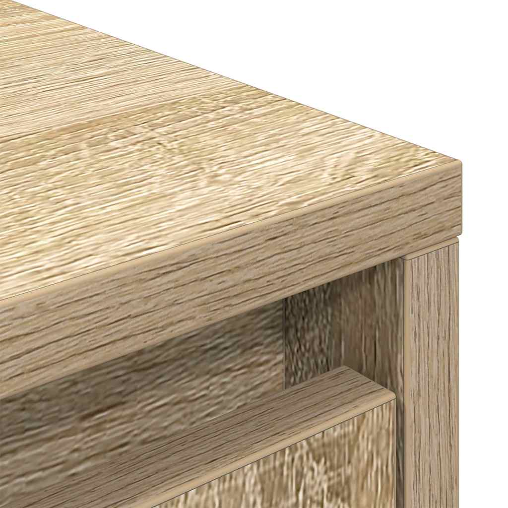 Cabinet with Drawer Sonoma Oak 55.5x34x119.5 cm Engineered Wood