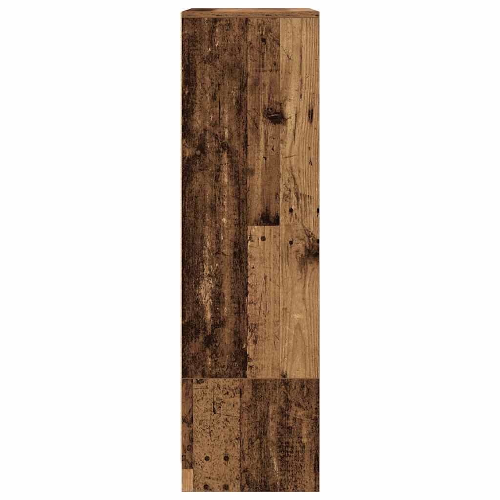 Cabinet with Drawer Old Wood 55.5x34x119.5 cm Engineered Wood