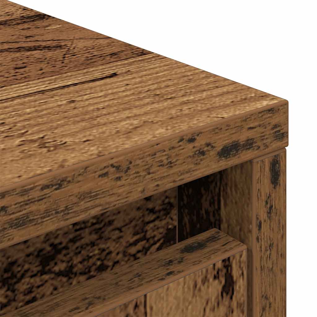 Cabinet with Drawer Old Wood 55.5x34x119.5 cm Engineered Wood