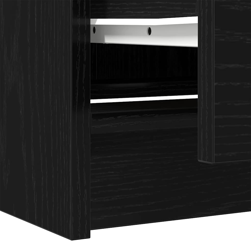 TV Cabinet Black 40x35x54 cm Engineered Wood
