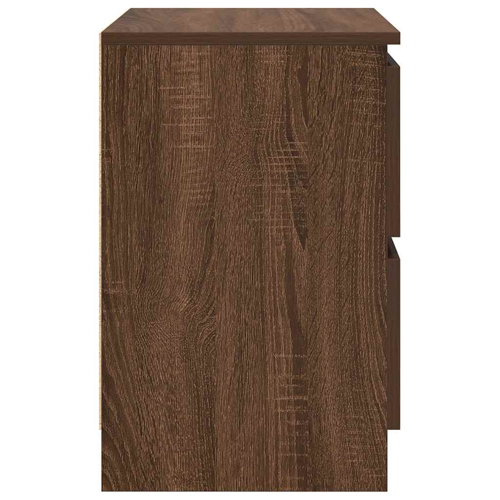 TV Cabinet Brown Oak 40x35x54 cm Engineered Wood